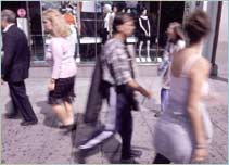 people in the street