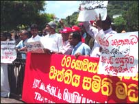 RCTUC protest in Kandy