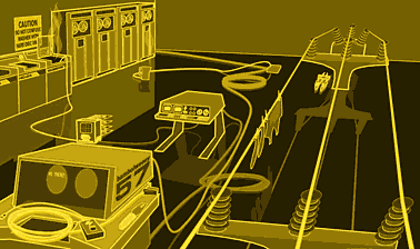 Engine Room of the Heart of Gold - by Andrew Wyld