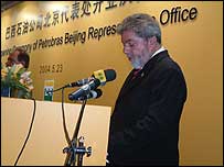 O presidente Luiz Inácio Lula da Silva