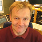 Cormac O'Hare in the BBC Radio Ulster studios