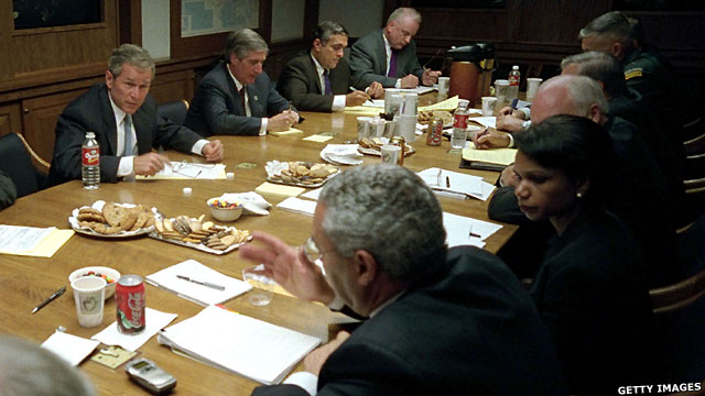 George W. Bush y el Consejo Nacional de Seguridad