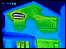 Thermal image of house