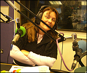 Newsreader Claire Sawyer