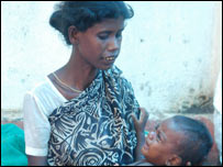 कुपोषण के शिकार 