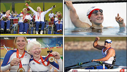 GB's Paralympians celebrate in Beijing