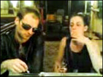 Bir cep filminden sahne