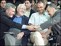 اکبر اعلمی، احمد زيدآبادی، ابراهيم يزدی، محمدرضا خاتمی - عکس از ايسنا