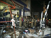 Scene at the blast (photo: P Karunakaran)