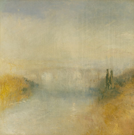 A River Seen From A Hill by Joseph William Mallard Turner
