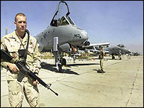 Bagram üssündeki ABD askeri