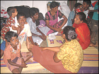 Refugees in Mannar (Library photo)