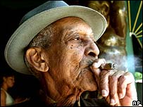 O cantor cubano Compay Segundo, que morreu aos 95 anos