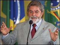 O presidente Lula