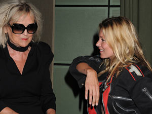 Annie Nightingale and Kate Moss