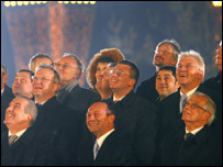 متعدد یورپی رہنما بھی ان تقریبات میں شریک ہیں