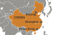 map of China