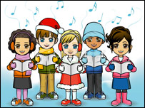 اطفال ترانه خنک را می خوانند