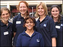 Five members of the Birmingham team