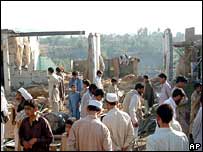 Bajaur'daki medresenin kalıntıları