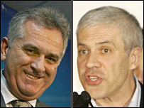 Tomislav Nikoliq e Boris Tadiq(djathtas)