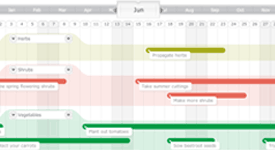 Graphical year planner application (Flash)