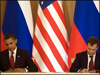 Medvedev and Obama 