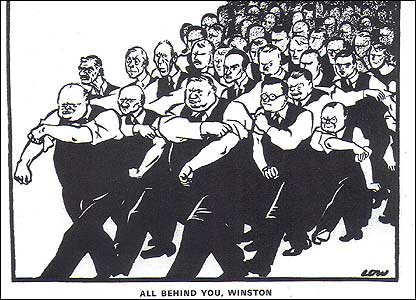 “全力支持你，邱吉尔”漫画