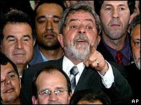 O presidente Luiz Inácio Lula da Silva