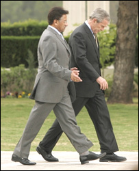 بش اور مشرف