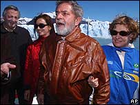 Lula, Kirchner e primeiras-damas na Patagônia