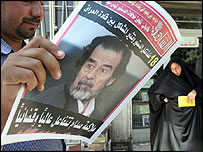 Saddam Hüseyin'in resmi gazetede