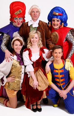 Porthcawl Grand Pavilion's cast for Cinderella. Photo: Philip Tull