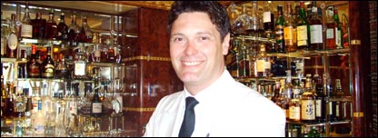 Alan Cook, Bar Lounge Manager of the Ritz Hotel