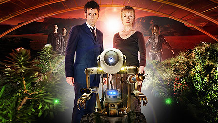 David Tennant and Lindsay Duncan in Doctor Who: The Waters Of Mars