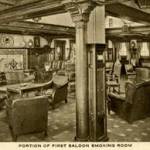 The First Saloon Smoking Room aboard the P.& O. S.S. Rajputana The First Saloon Smoking Room aboard the P.& O. S.S. Rajputana