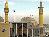 حرم عسکری پس از انفجار