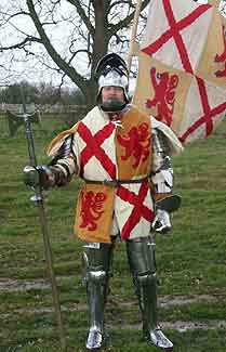 Making History listener Peter Moore in costume as Sir John Tiptoft