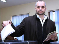 Udhëheqësi i opozitës Edi Rama 