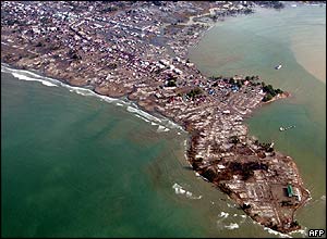 Město Meulaboh v provincii Aceh