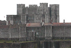Outer and inner walls of castle, towers and the keep