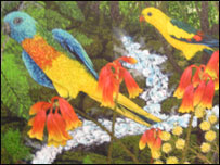 Tranh của họa sĩ nước ngoài trưng bày ở Bảo tàng Mỹ Thuật ở Hà Nội