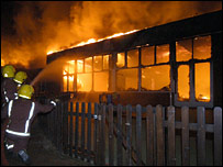 آتش سوزی در باشگاه ريورسايد