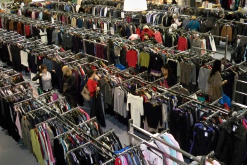 A clothes warehouse in Cannock, Staffordshire