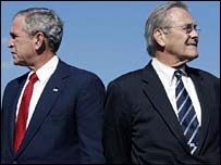 Bush ve Rumsfeld