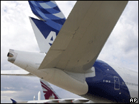 super jumbo jet da Airbus