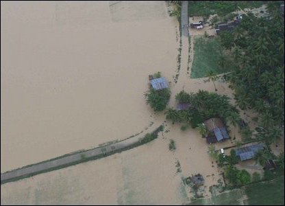Một ngôi làng ngập nước ở Zamboanga