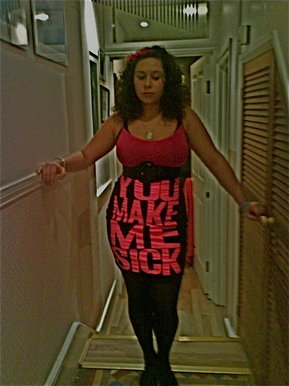 You Make Me Sick high waisted skirt