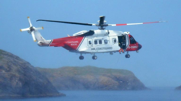 Heileacoptair Maoir-chladaich Steòrnabhaigh ann an Miughalaigh