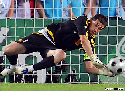 Casillas was in fine form against Russia